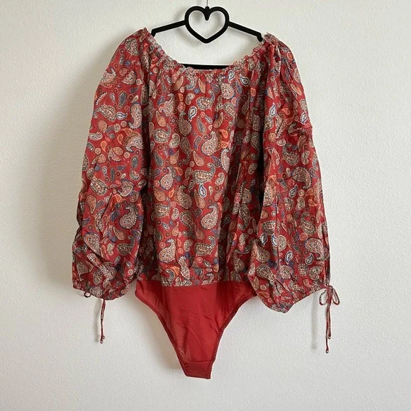 NWT Free People Intimately Vintage Combo Sundown Bodysuit Size L - Picture 6 of 16